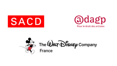 La SACD et l'ADAGP renouvellent leur contrat avec Disney+