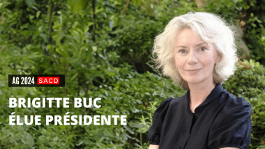 Brigitte Buc élue présidente de la SACD