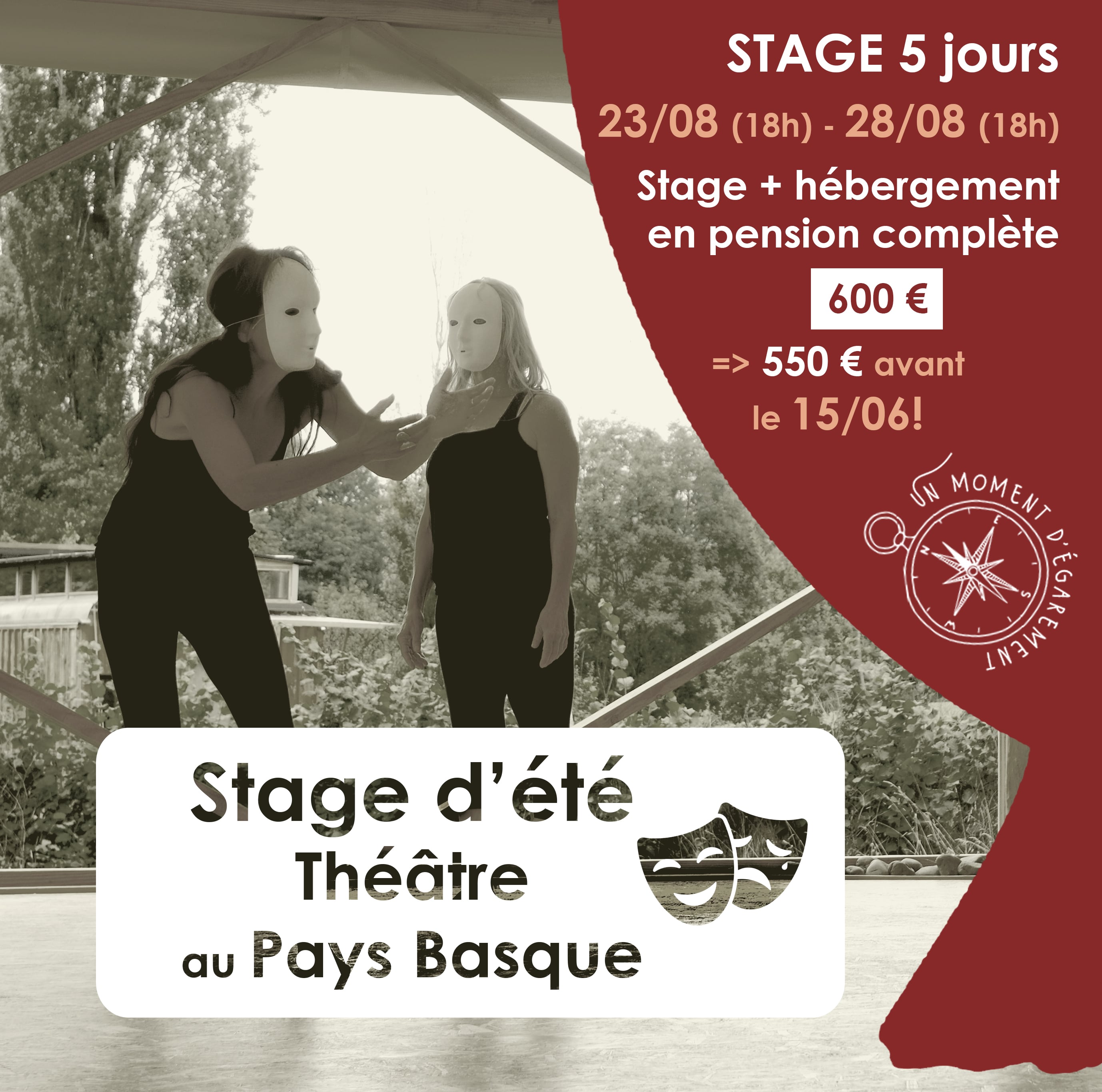 Stage de théâtre résidentiel adultes été 2024 | SACD