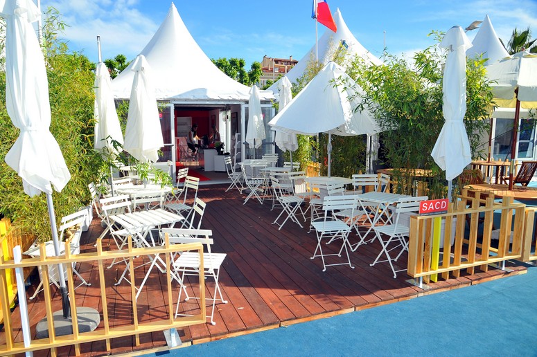 Le pavillon des Auteurs-SACD à Cannes