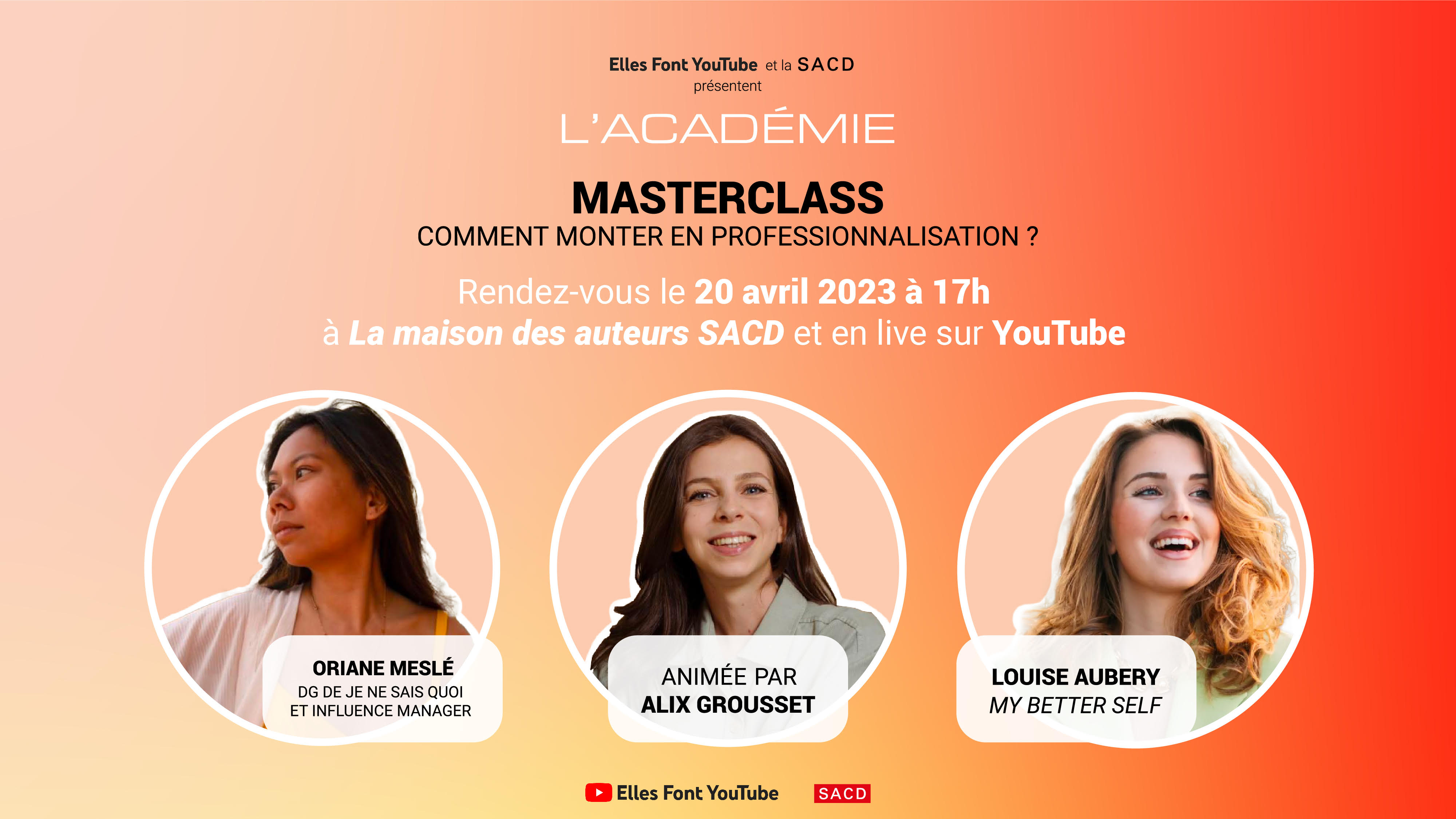 Académie Elles Font YouTube-SACD